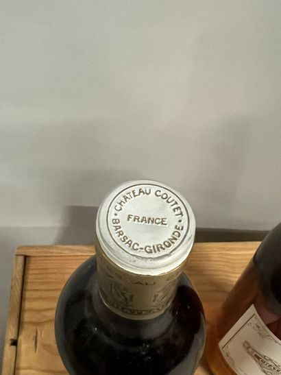 2 bottles Château COUTET, 1° cru Barsac 1978...