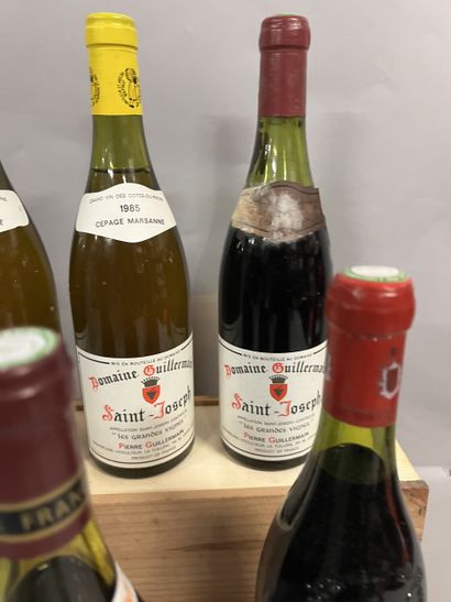 6 bouteilles COTES DU RHONE DIVERS, (2 Pierre...