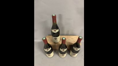 4 bouteilles CORTON R. Barberet 1986 (1 ...