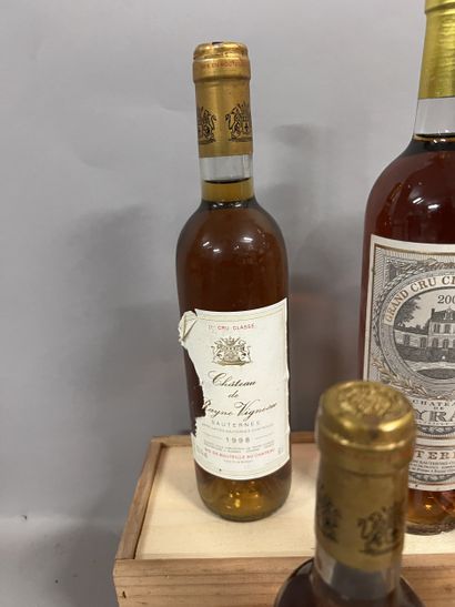 5 bottles BORDEAUX DIVERS, (2 half-litres...
