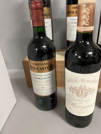6 bottles MARGAUX DIVERS, (2 Ch. Boyd-Cantenac...