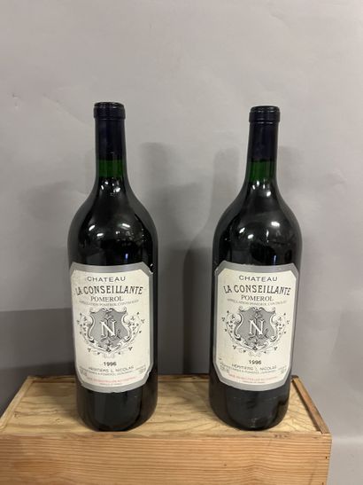 2 magnums Château LA CONSEILLANTE, Pomerol...