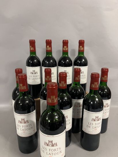 12 bottles LES FORTS DE LATOUR, Pauillac...