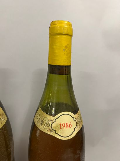 3 bottles MEURSAULT R. Billard 1986 (1 LB...