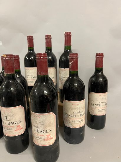12 bottles Château LYNCH-BAGES, 5° cru Pauillac...