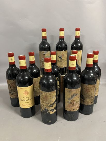 12 bottles Château PHELAN-SEGUR, Saint-Estèphe...