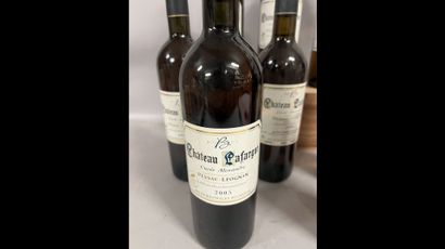 8 bottles Château LAFARGUE, Pessac-Léognan...