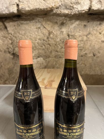 2 bottles CHARMES-CHAMBERTIN Camus 2012 (es,...