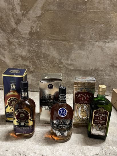 3 bottles SCOTCH WHISKY 