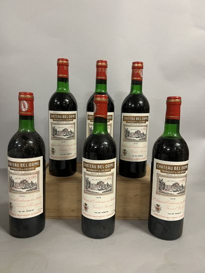 6 bottles Château BEL ORME Tronquoy de Lalande,...