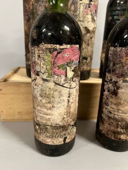 5 bottles Château MOUTON-ROTHSCHILD, 1° cru...