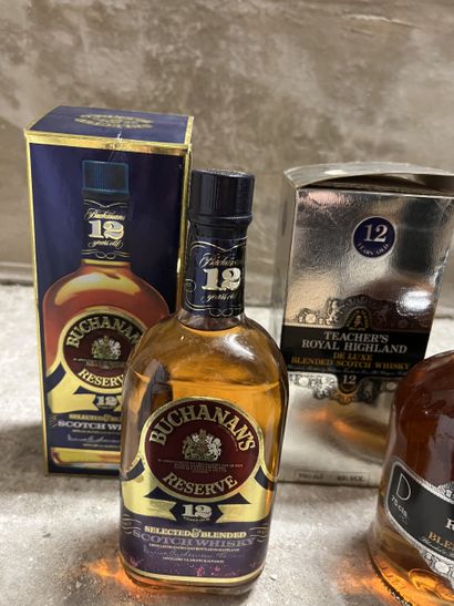 3 bottles SCOTCH WHISKY 