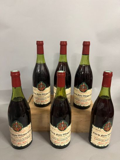 5 bottles COTE DE NUITS VILLAGES, H. Gilles...