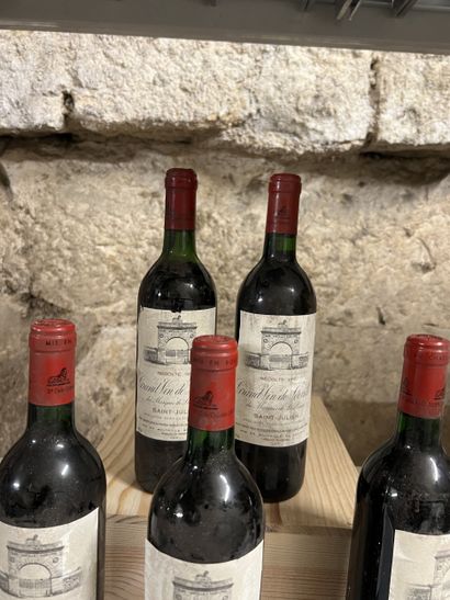 5 bottles Château LEOVILLE-LAS-CASES, 2°...