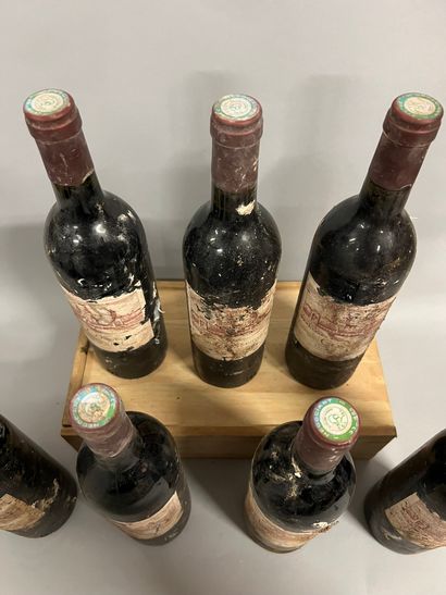 7 bottles Château COS-D'ESTOURNEL, 2° cru...