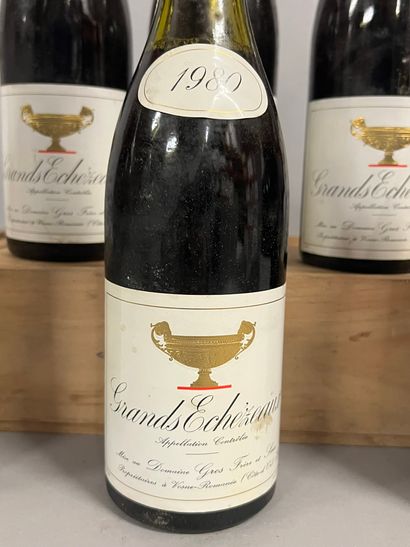 6 bottles GRANDS-ECHEZEAUX, Gros F&S 1980...