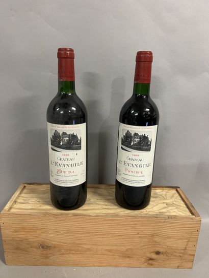 2 bottles Château L'EVANGILE, Pomerol 1999...