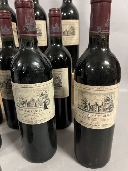 11 bottles Château CANTEMERLE, 5° cru Haut-Médoc...
