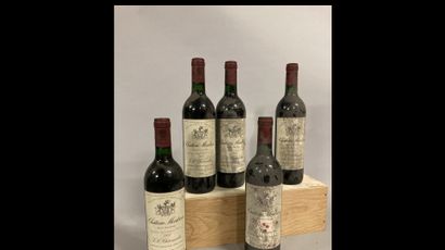 5 bottles Château MONTROSE, 2° cru Saint-Estèphe...
