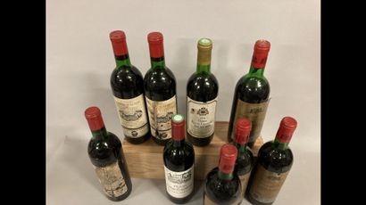 8 bottles SAINT-EMILION DIVERS (4 Ch. Grand...