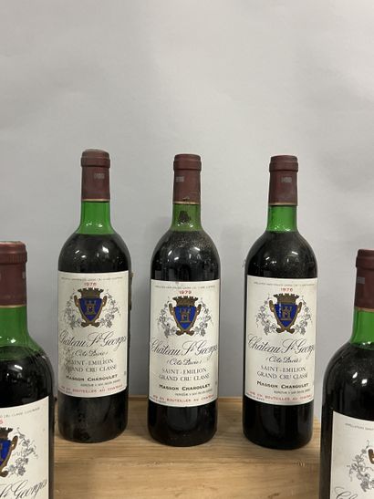 5 bottles Château ST GEORGES-COTE-PAVIE,...