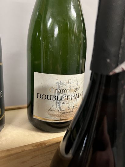 6 bottles CHAMPAGNE DIVERS (1 Bouble-Hadot...