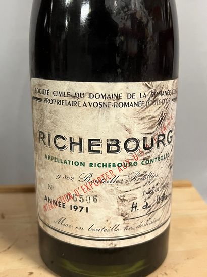 2 bottles RICHEBOURG, DRC 1971 (ea, elt,...
