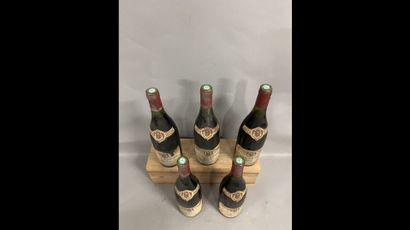 5 bouteilles CORTON 