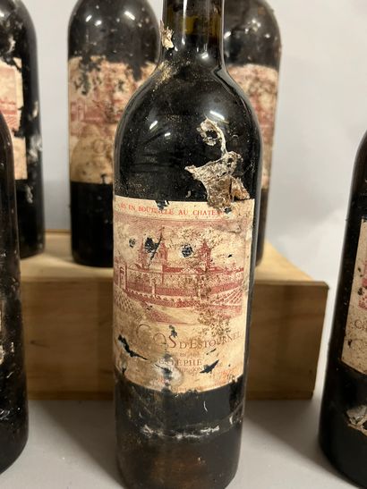 7 bottles Château COS-D'ESTOURNEL, 2° cru...