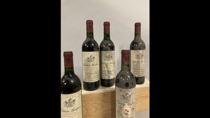 5 bottles Château MONTROSE, 2° cru Saint-Estèphe...