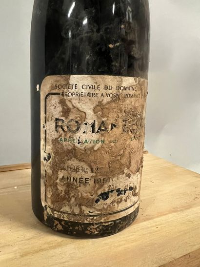 1 bouteille ROMANEE-CONTI, 1991 (ea, très...