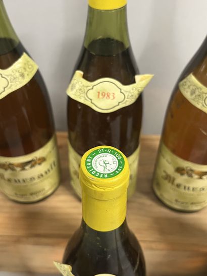 6 bottles MEURSAULT R. Billard 1983 (1 L...