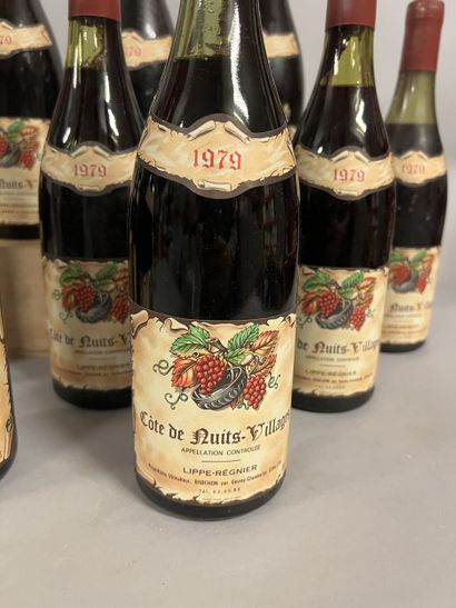 10 bottles COTE DE NUITS VILLAGES, Lippé-Régnier...