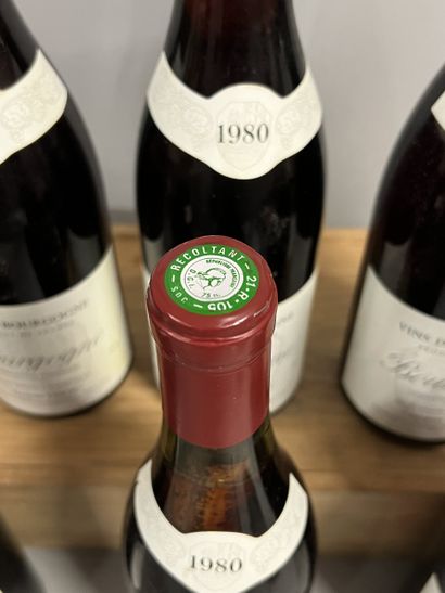 6 bottles BOURGOGNE J. Colin 1980 (TLB)