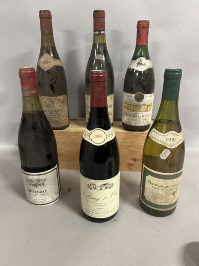6 bottles BOURGOGNE DIVERS (1 Henri Montagny...