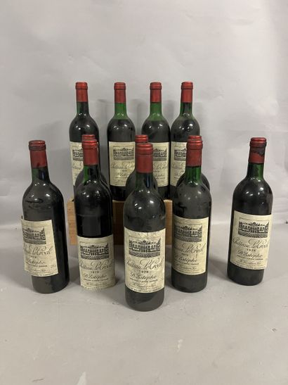 12 bottles Château LE CROCK, Saint-Estèphe...