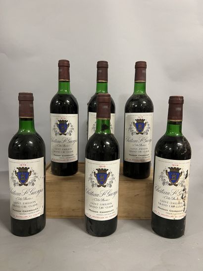 6 bottles Château ST GEORGES-COTE-PAVIE,...