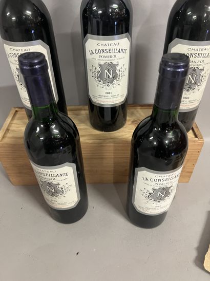 5 bottles Château LA CONSEILLANTE, Pomerol...