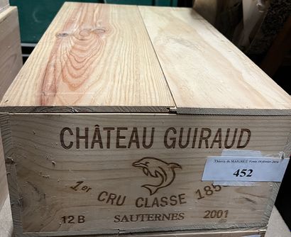 12 bottles Château GUIRAUD, 1° cru Sauternes...