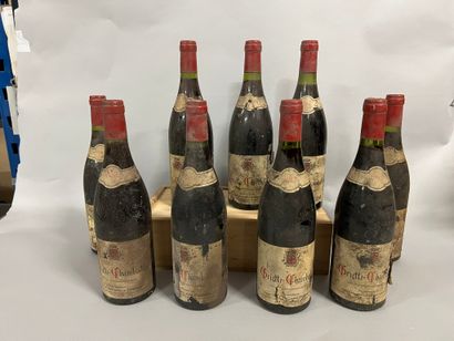 9 bouteilles GRIOTTE-CHAMBERTIN, Domaine...