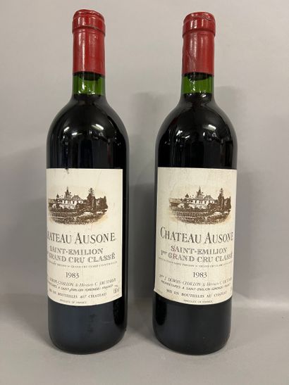 2 bottles Château AUSONE, 1° Grand Cru St-Emilion...