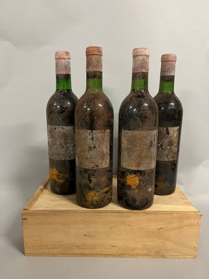 4 bottles Château LAFITE-ROTHSCHILD, 1° cruPauillac...