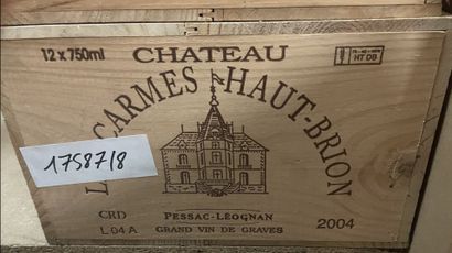 12 bottles Château LES CARMES-HAUT-BRION,...