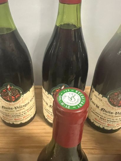 5 bottles COTE DE NUITS VILLAGES, H. Gilles...