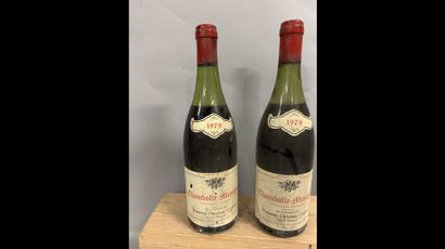 2 bottles CHAMBOLLE-MUSIGNY C. Confuron 1979...
