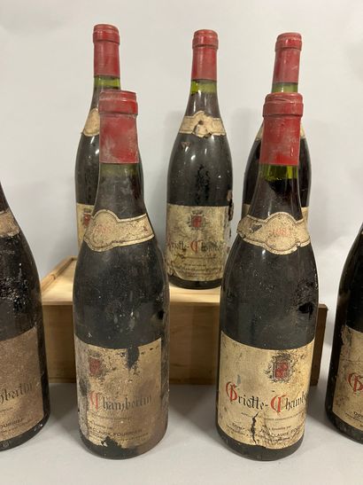 9 bouteilles GRIOTTE-CHAMBERTIN, Domaine...