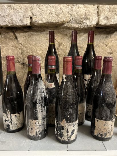 11 bouteilles BOURGOGNE DIVERS (ett, eta;...