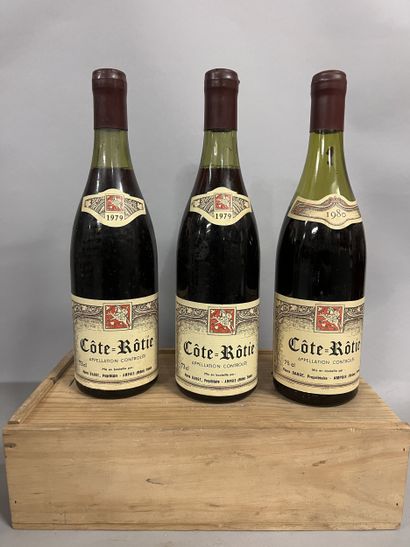 3 bottles HERMITAGE P. Barge (2 of 1979 TLB,...