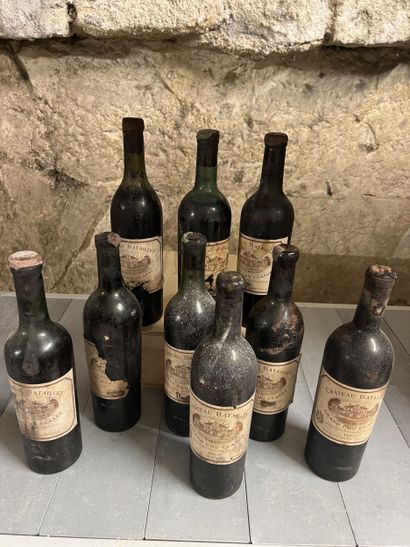 9 bottles Château HAUT BATAILLEY, 5° cru...