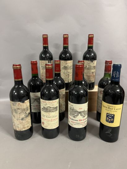 12 bottles BORDEAUX DIVERS, (1 Ch. Smith...
